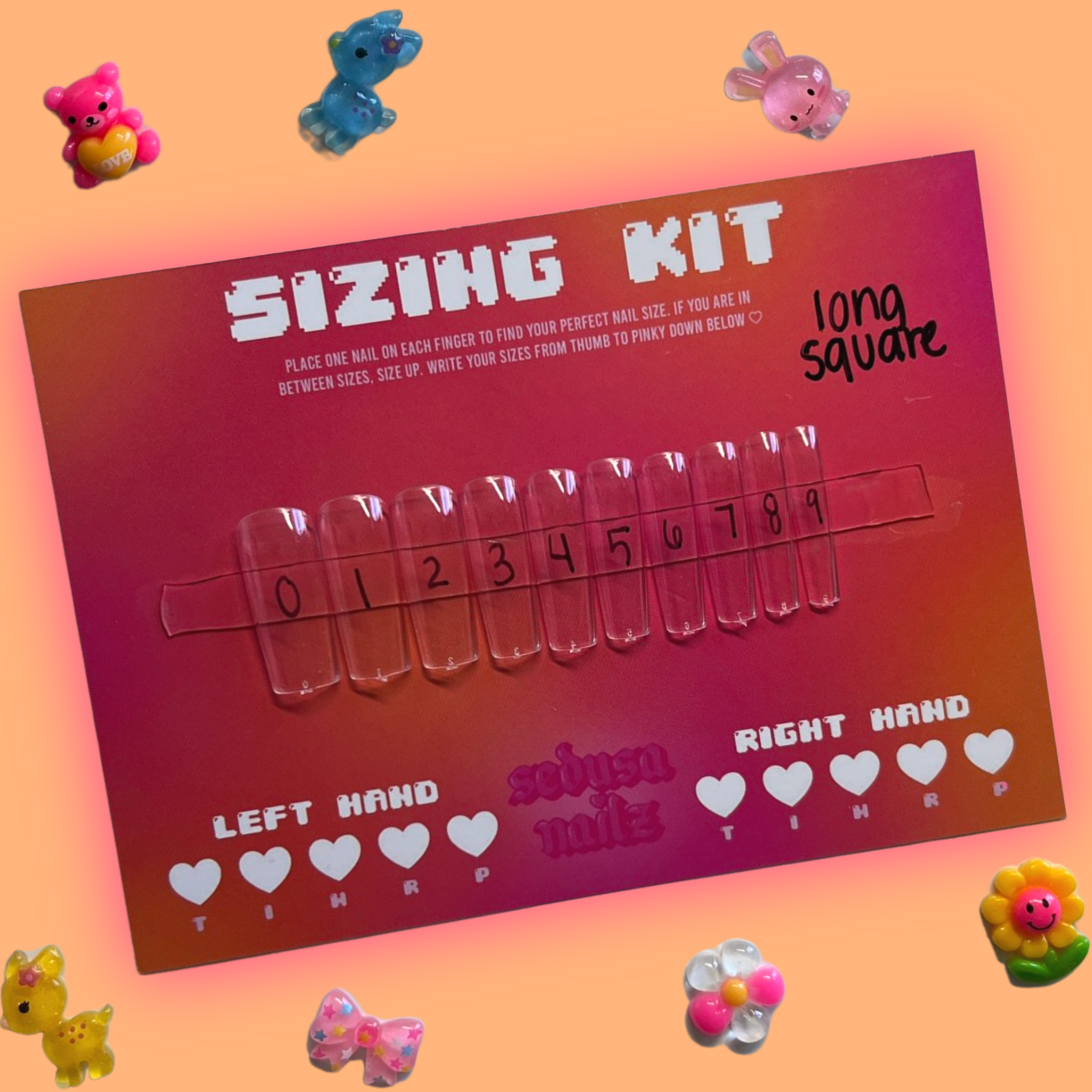 Dizing Kit SIZING KIT – SEDUSANAILZ